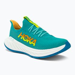 Pánské běžecké boty HOKA Carbon X 3 blue/yellow 1123192-CEPR