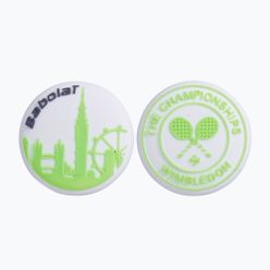 BABOLAT Tlumič Wimbledon 2ks bílo-zelený 700044