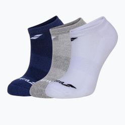 BABOLAT Invisible 3 Pack ponožky bílé/zelené/šedé 5UA1461