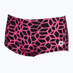Pánské plavecké šortky arena Carbonics s nízkým pasem black/pink 000053