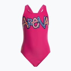 Dětské jednodílné plavky arena Sparkle One Piece L růžová 000109