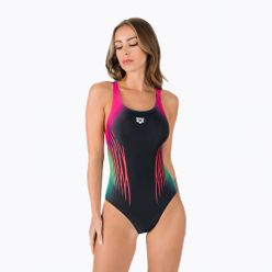 Dámské plavky ARENA Multicolour Webs Swim Pro Back One Piece 590 black 002827/590