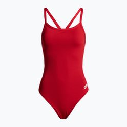 Jednodílné dámské plavky arena Team Challenge Solid červené 004766