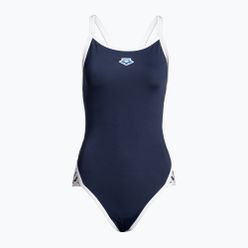 Jednodílné dámské plavky arena Icons Super Fly Back Solid tmavě modré 005036
