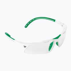 Brýle na squash Tecnifibre bílé/zelené 54SQGLWH21