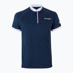 Pánské tenisové tričko Tecnifibre Polo blue 22F3PO F3