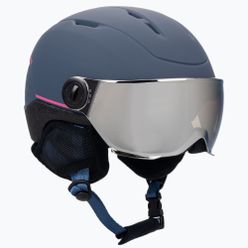 Dětská lyžařská helma Rossignol WHOOPEE VISOR IMPACTS tmavě modrá RKIH500