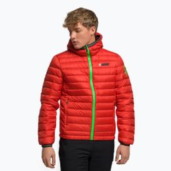 Pánská lyžařská bunda Rossignol Verglas Hero Hood neon red