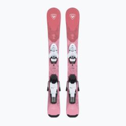 Dětské lyže Rossignol Experience W Pro + TEAM 4 GW B76 pink RAKWE02