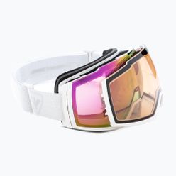 Lyžařské brýle Rossignol Magne'lens white/pink miror/silver miror