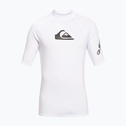 Pánské plavecké tričko Quiksilver All Time bílé EQYWR03358-WBB0