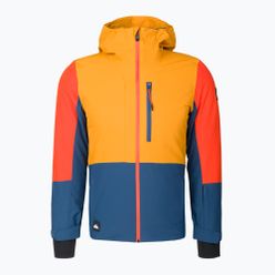 Dětská snowboardová bunda Quiksilver Kai Jones Ambition oranžová a tmavě modrá EQBTJ03169