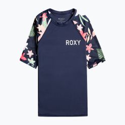 Dětské plavecké tričko ROXY Printed Sleeves 2021 mood indigo alma swim