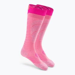 Dětské lyžařské ponožky SIDAS Ski Merino růžove CSOSKMEJR22_PIPU