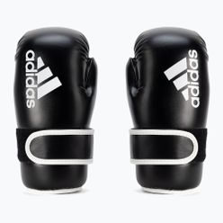 Boxerské rukavice adidas Point Fight Adikbpf100 černo-bílé ADIKBPF100