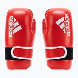 Boxerské rukavice adidas Point Fight Adikbpf100 červeno-bílé ADIKBPF100