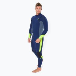 Pánské tričko Billabong 5/4mm Absolute - Chest Zip blue Z45M18BIF1-0021