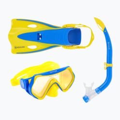 Aqualung Dětská sada pro šnorchlování žlutá a modrá SV1160740SM