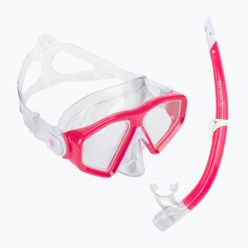 Aqualung Saturn Combo maska + šnorchl růžová SC3980002