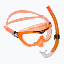 Aqualung Mix Dětská šnorchlovací sada maska + šnorchl oranžová SC4250801S