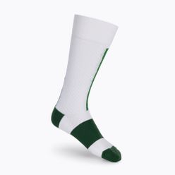 Lacoste Compression Zones Dlouhé tenisové ponožky bílé RA4181 BFH