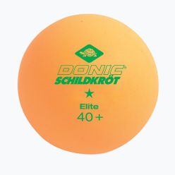 Míčky na stolní tenis DONIC 1-Star Elite Poly ball 3 ks oranžová 608318