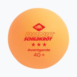 DONIC Schildkröt 3-Stars Avantgarde ball Poly 40+3 ks, oranžová 608338
