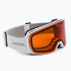 Lyžařské brýle Alpina Nakiska white matt/orange