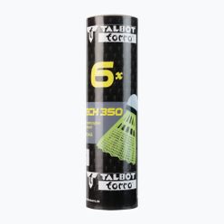 Talbot-Torro Tech 350 badmintonové rakety, nylon 6 ks žlutá 479103