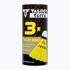 Talbot-Torro Tech 350 Nylonové badmintonové člunky 3 ks žluté 479113