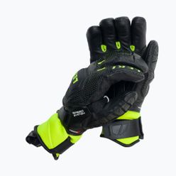 Pánské lyžařské rukavice LEKI Worldcup Race Flex S Speed System černo-zelené 649802301080