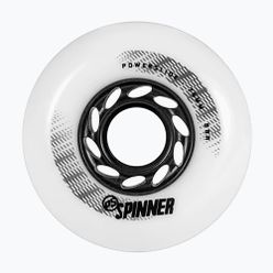 Powerslide Spinner Rollerblades 76mm/88A 4 ks bílé 905326