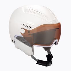 Dámská lyžařská helma UVEX Hlmt 600 visor bílá 56/6/236/50
