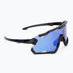 Cyklistické brýle UVEX Sportstyle 228 black matt/mirror blue 53/2/067/2206