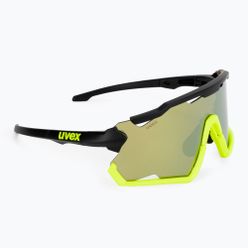 Cyklistické brýle UVEX Sportstyle 228 black yellow mat/mirror yellow 53/2/067/2616