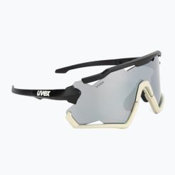 Cyklistické brýle UVEX Sportstyle 228 black sand mat/mirror silver 53/2/067/2816