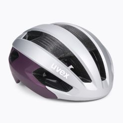 Dámská cyklistická přilba UVEX Rise CC stříbrná S4100340215