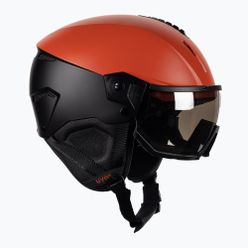 Lyžařská helma UVEX Instinct Visor černá/červená 56/6/260/7005