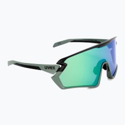 Cyklistické brýle UVEX Sportstyle 231 2.0 moss green black mat/mirror green 53/3/026/7216
