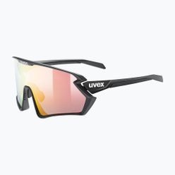 UVEX Sportstyle 231 2.0 V cyklistické brýle černé matné/litemirror červené 53/3/028/2203