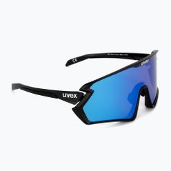 Cyklistické brýle UVEX Sportstyle 231 2.0 P black mat/mirror blue 53/3/029/2240