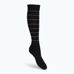 CEP Reflexní dámské běžecké kompresní ponožky černé WP405Z2000