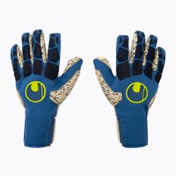 Uhlsport Hyperact Supergrip+ Finger Surround brankářské rukavice modro-bílé 101123101