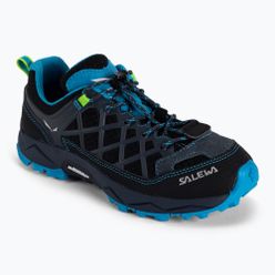 Dětské trekové boty SALEWA Wildfire 3847 modro-zelené 64007