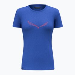 Dámské trekingové tričko Salewa Solid Dry modré 27019