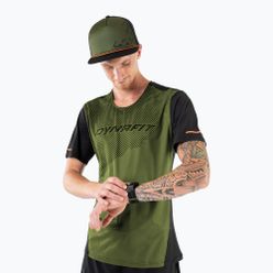 Pánské běžecké tričko DYNAFIT Alpine 2 zelené 08-0000071456
