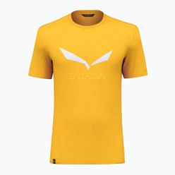 Pánské trekingové tričko Salewa Solidlogo Dry žluté 27018