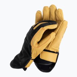 Salewa Ortles Am Leather pánské horolezecké rukavice černé 28511