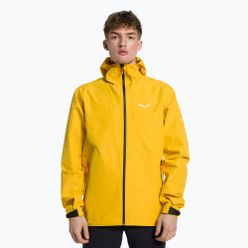 Salewa pánská bunda do deště Puez Aqua 4 PTX 2.5L žlutá 00-0000028615