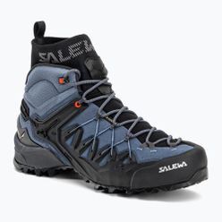 Salewa pánská přístupová obuv Wildfire Edge Mid GTX black-blue 00-0000061350